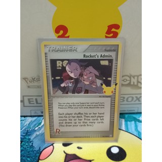 Pokemon Card "Rockets Admin Classic 086/109" ENG Celebrations