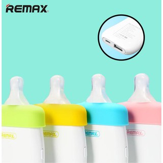 แบตเตอรี่สำรองความจุ 5500mAh  รองรับการเชื่อมต่ออุปกรณ์ที่หลากหลาย Remax Power Bank 5500 mAh Milky Bottle - REMAX