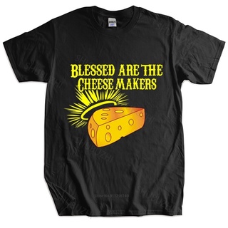 เสื้อยืดผ้าฝ้าย เสื้อยืด พิมพ์ลาย Blessed Are the Cheesemakers Monty Python แฟชั่นฤดูร้อน สําหรับผู้ชาย