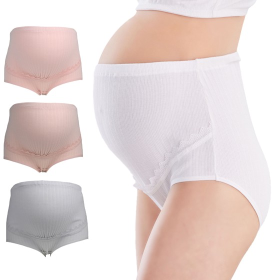 กางเกงในคนท้อง เอวสูง L-2XL เอวสูงคลุมท้อง ผ้าคอตตอน ยืดหยุ่นดี ใส่สบาย ระบายอากาศดี