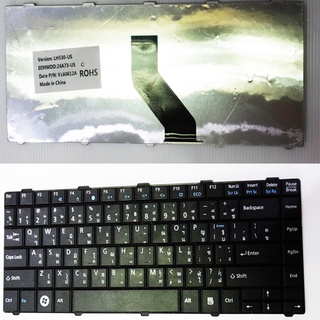 Keyboard FUJITSU LH530  15 inch สีดำ (ภาษาไทย-อังกฤษ)