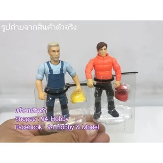 🇹🇭 [หุ่นซีรีย์-2] โมเดลหุ่น ขยับแขน-ขาได้ huina คนงาน ก่อสร้าง ดัพเพลิง Fireman Sam หมอ อาชีพ