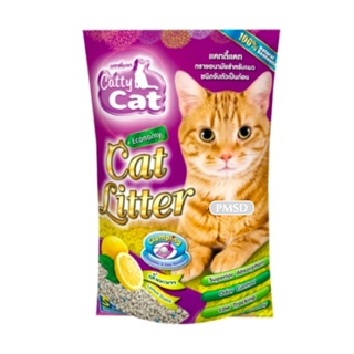 Catty Cat - Cat Litter Lemon Scented ทรายแมว กลิ่นเลมอน 5 ลิตร (Litre) DB95