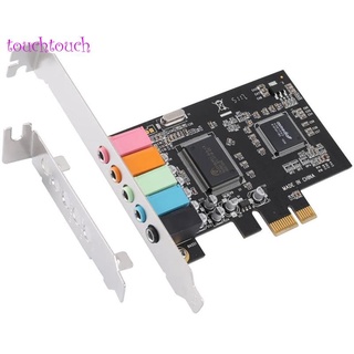 PCIe Sound Card 5.1, PCI Express Surround Card 3D Stereo Audio