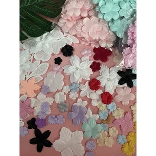 ดอกไม้ผ้า ตกแต่งงานฝีมือ