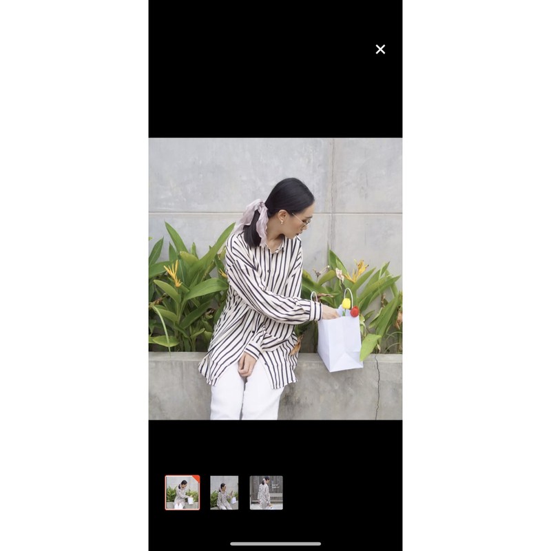 HYDE-STUFFS PLUTO STRIPED SHIRT OVERSIZED