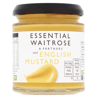 Essential Waitrose english mustard ขนาด 180g