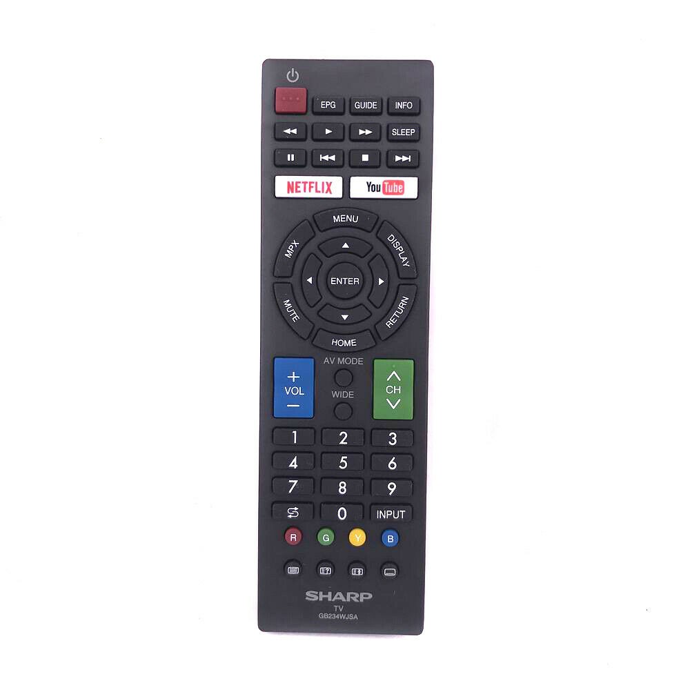 AQOUS SMART LED TV รีโมทคอนโทรล ** (GB234WJSA) - NETFLIX / YOUTUBE RM-L1346 (GB234WJSA) BG289WJSA GB
