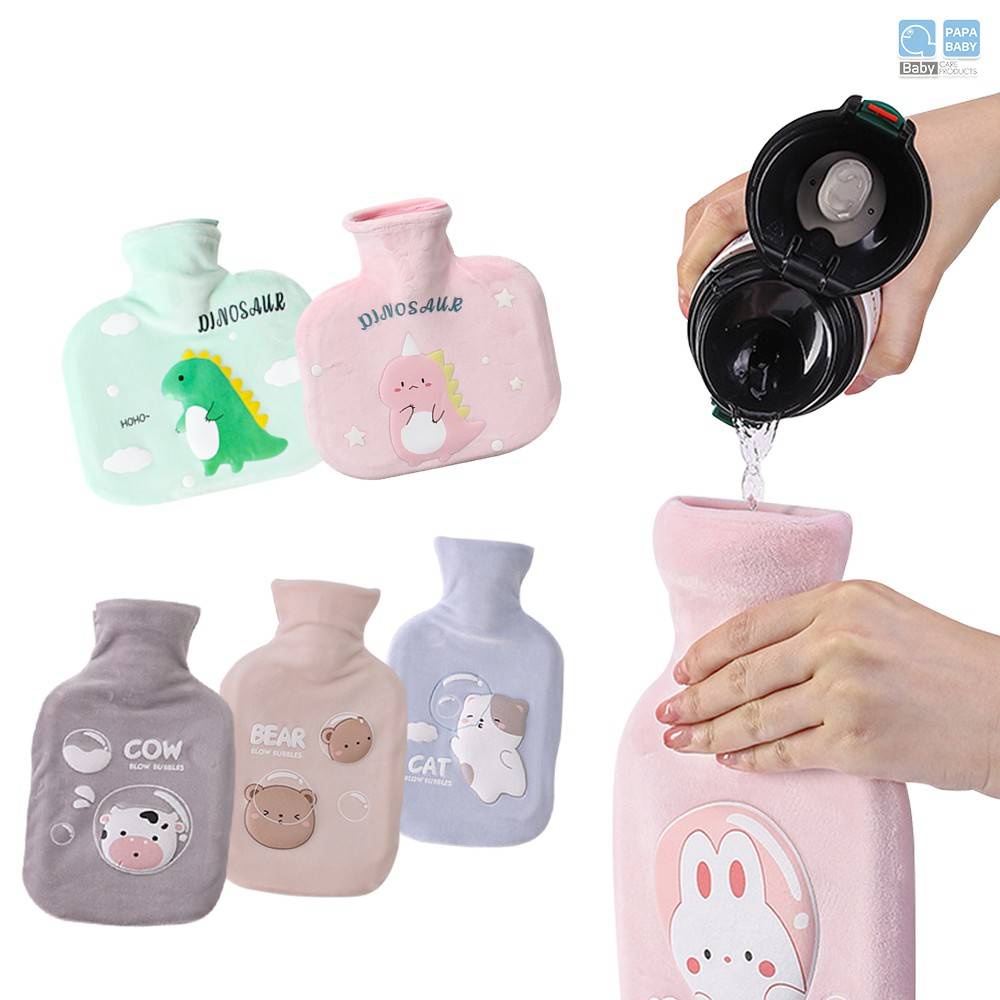 O0011"พร้อมส่ง"FIN กระเป๋าน้ำร้อน ถุงน้ำร้อน เก็บน้ำร้อน ถุงน้ำร้อนพกพาประคบคลายอาการปวดเมื่อย กระตุ้นระบบไหลเวียนเลือด
