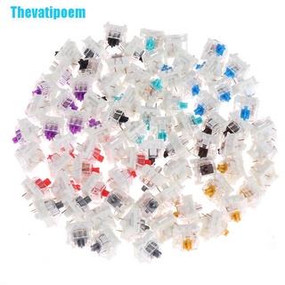 (Thevatipoem) สวิตช์คีย์บอร์ด Mechanical Outemu Mx 3 Pin สีดํา ฟ้า น้ําตาล 10 ชิ้นต่อชุด