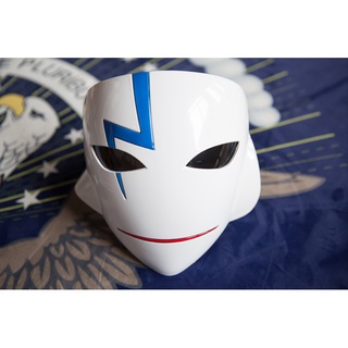 2020 Anime Darker Than Black Hei Li Shunshen Smile Broken Face Mask Cosplay Prop