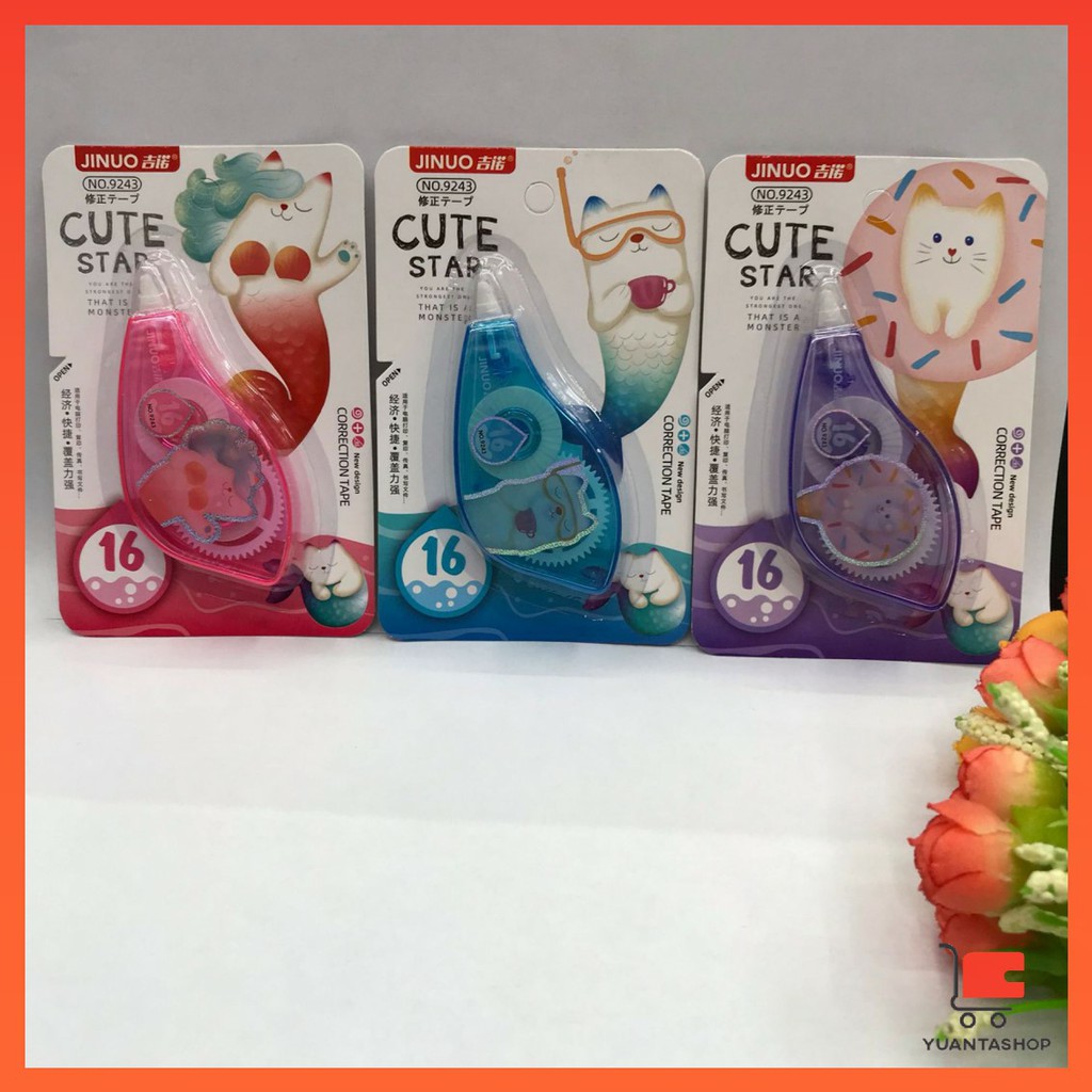 เทปลบคำผิด การ์ตูน อย่างดี 5 มม. ยาว8,16เมตร ลบปากกา ขนาดเล็ก  correction tape ราคา ถูกที่สุด ดีลบีเคเค แกลเลอรีภาพที่ 9