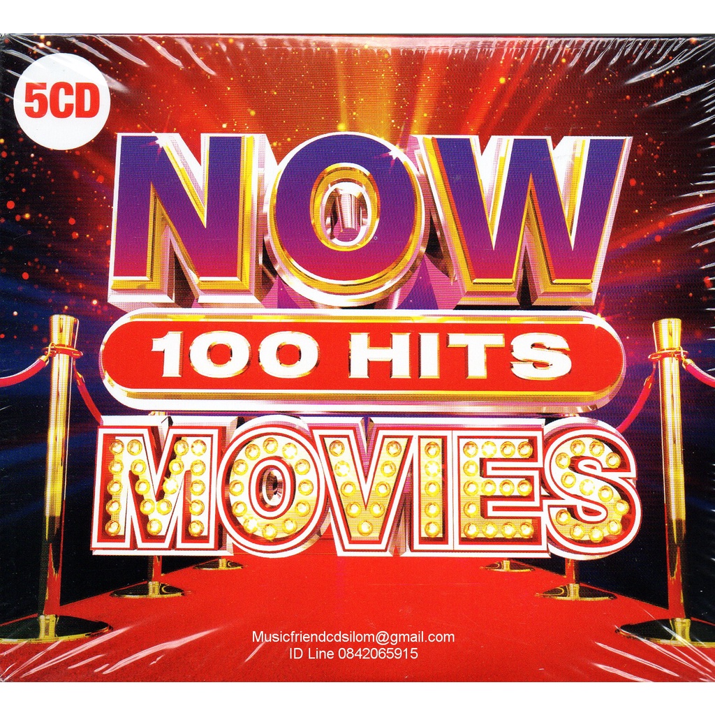 CD,Now 100 Hits Movies (5CD)(Various Artists)(EU)