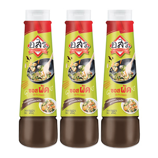  * พร้อมส่ง * อสร. ซอสผัดอาหาร 385 กรัม แพ็ค 3 ขวด PFO. Stir Fry Sauce 385 g x 3 Bottles