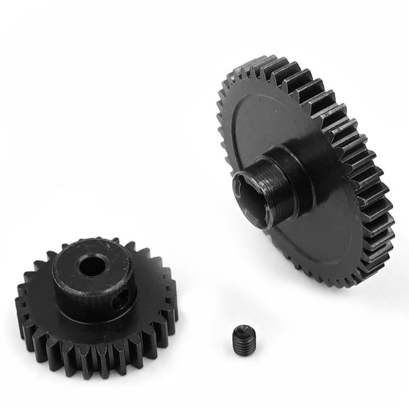Metal Diff Main Gear 42T + Motor Gear 27T For 1/18 WLtoys รูปที่ 6
