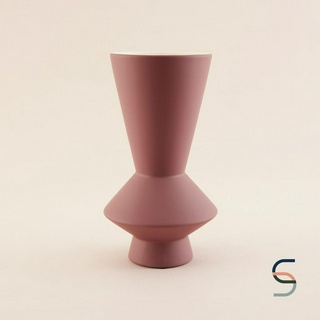 SARABARN Pastoral Matte Flower Vase | แจกัน แจกันดอกไม้ แจกันมินิมอล แจกันตกแต่งบ้าน แจกันทรงสูง