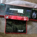 reviewร้านแนะนำ ส่งเร็วOker KeyboardMouse KM 6120 คีบอร์ด ไฟทะลุตัวอักษร ชุด เม้าส์คีย์บอร์ด DM 6120 comment 4