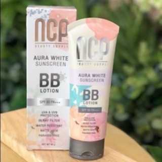 พร้อมส่ง/ของแท้ NCP บีบีครีม ผสมกันแดด SPF50 PA+++ BB Lotion เอ็นซีพี บีบีทาผิวกาย กันน้ำ กันเหงื่อ ไม่วอก ไม่เทา กันแดด