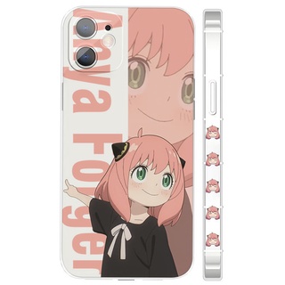 เคสโทรศัพท์มือถือ ซิลิโคนใส ลายการ์ตูนญี่ปุ่น SPY x FAMILY Anya สําหรับ iPhone 13 12 11 pro promax x xs xsmax xr 7 8 plus
