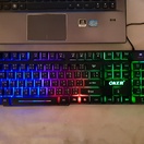reviewร้านแนะนำ ส่งเร็วOker KeyboardMouse KM 6120 คีบอร์ด ไฟทะลุตัวอักษร ชุด เม้าส์คีย์บอร์ด DM 6120 comment 1