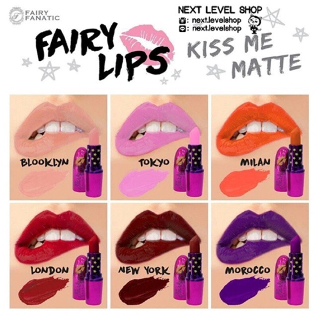 FAIRY LIPS BY FAIRY FANATIC ลิปสติก Tokyo Style