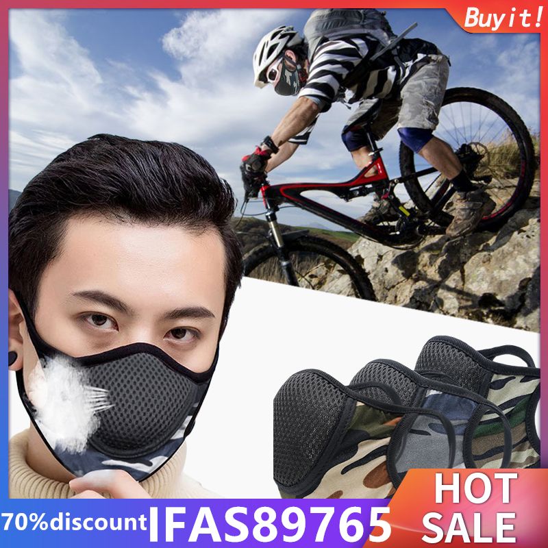 【COD/STOCK】Sports Face protective gear Anti Smog Sport Face protective gear With Filter