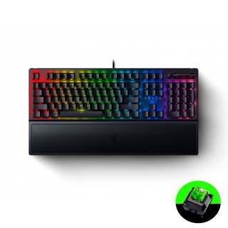 RAZER KEYBOARD BLACKWIDOW V3 WIRED - GREEN SWTICH (GMK-000510)คีย์บอร์ด