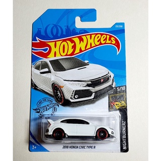 hot wheels 2018 HONDA CIVIC TYPE R สีขาว