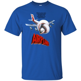 เสื้อยืด พิมพ์ลายเครื่องบิน Leslie Nielson Comedy Aircraft Pilot Aviation AirportS-5XL