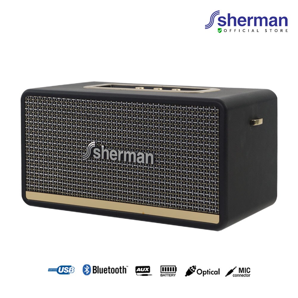 Sherman ลำโพงบลูทูธ รุ่น SB-33B2B Plus