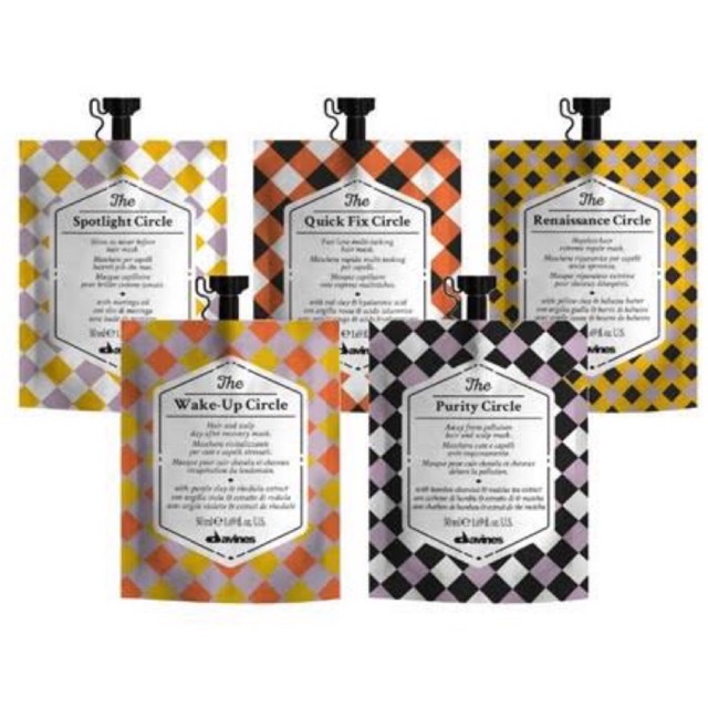 Davines The Renaissance / Quick Fix / Wake-Up / Purity / Spotlight Circle / Let it go 50ml มาส์ก ดาวิเนส