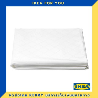 IKEA ผ้าปูโต๊ะ ขาว 145x240 ซม. ขายดี !!!