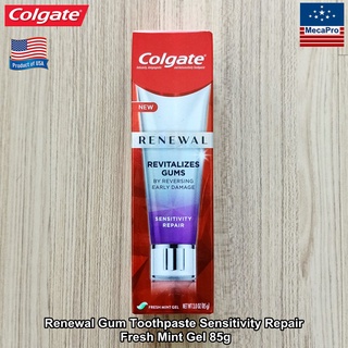 67% Sale!! EXP: 12/2022 Colgate® Renewal Gum Toothpaste Sensitivity Repair Fresh Mint Gel 85g ยาสีฟันคอลเกต รีนิววัล กัม