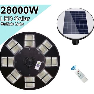 โคมไฟถนน UFO MP 16ช่อง LED 23000W - 28000W  Square Light โซล่าเซล Street Light สปอร์ตไลท์ Solar Cell สปอตไลท์ แสงสีขาว