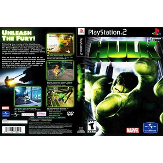 แผ่นเกมส์ PS2 Hulk   คุณภาพ ส่งไว (DVD)