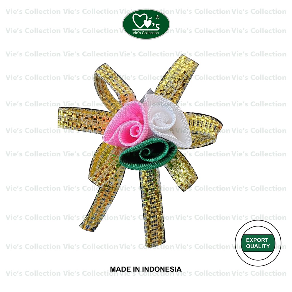 Cute B3K Vies Collection Flowers -GOLD-144 ชิ้น-Hampers ของที่ระลึกอุปกรณ์เสริม