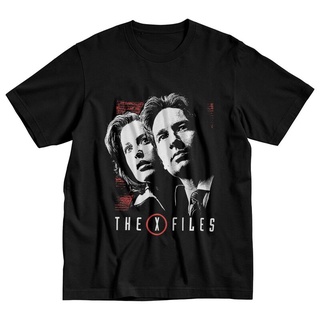 เสื้อยืดคอกลม แขนสั้น ผ้าฝ้าย แบบนิ่ม พิมพ์ลาย The X Files สไตล์วินเทจ แฟชั่นสําหรับผู้ชาย