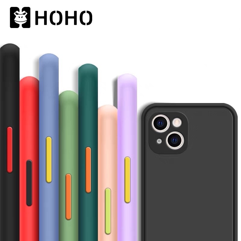 Z HOHOเคสขอบสีหลังขุ่นสำหรับไอโฟน ใช้สำหรับ iPhone 14 Pro Max 14 Plus 14 TPU Case เคสใช้สำหรับไอโฟน เคสหลังด้านขอบสี ราคา ถูกที่สุด ดีลบีเคเค แกลเลอรีภาพที่ 2