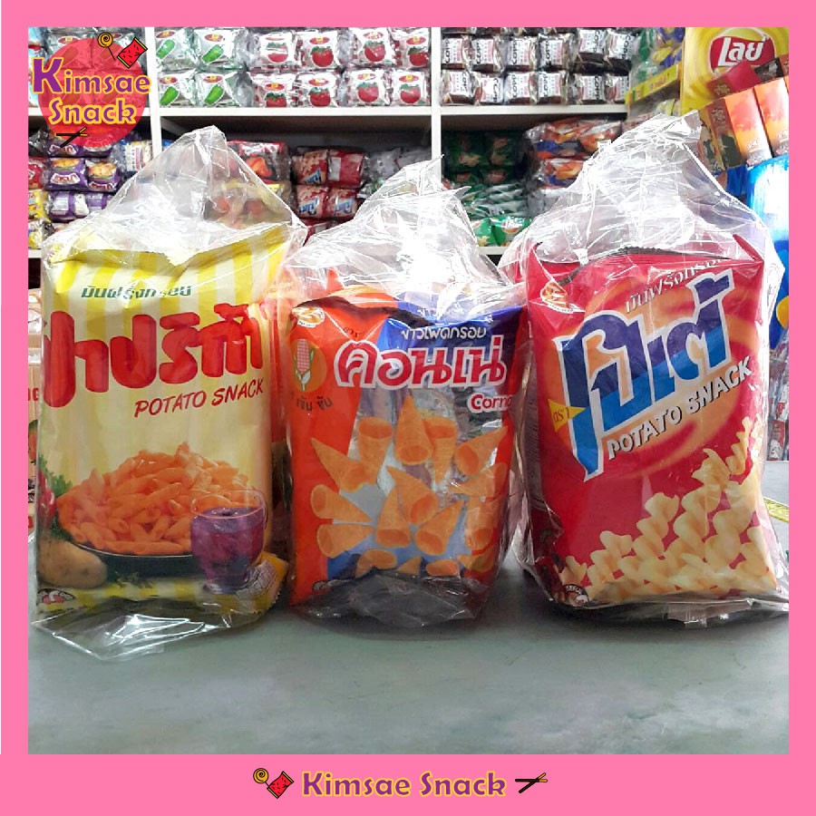 ปาปริก้า โปเต้ (56กรัม)  คอนเน่ (48กรัม)  บรรจุ 3 ห่อ (ห่อใหญ่)