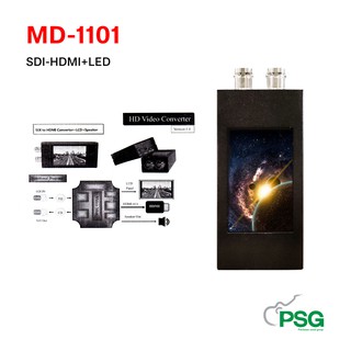 MD-1101 SDI-HDMI+LED HD VIDEO CONVERTER USE FOR VIDEO