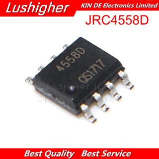 แอมป์คู่ JRC4558D SOP8 NJM4558D SOP 4558 SMD 4558D JRC44558 100 ชิ้น