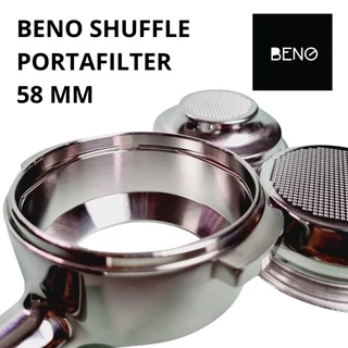 อะไหล่ก้านชงกาแฟ BENO SHUFFLE PORTAFILTER อุปกรณ์เสริม ด้ามจับ ฟิลเตอร์บาสเก็ต แบบตัน ทางน้ำไหล สำหรับหัวกรุ๊ป E61 58 MM