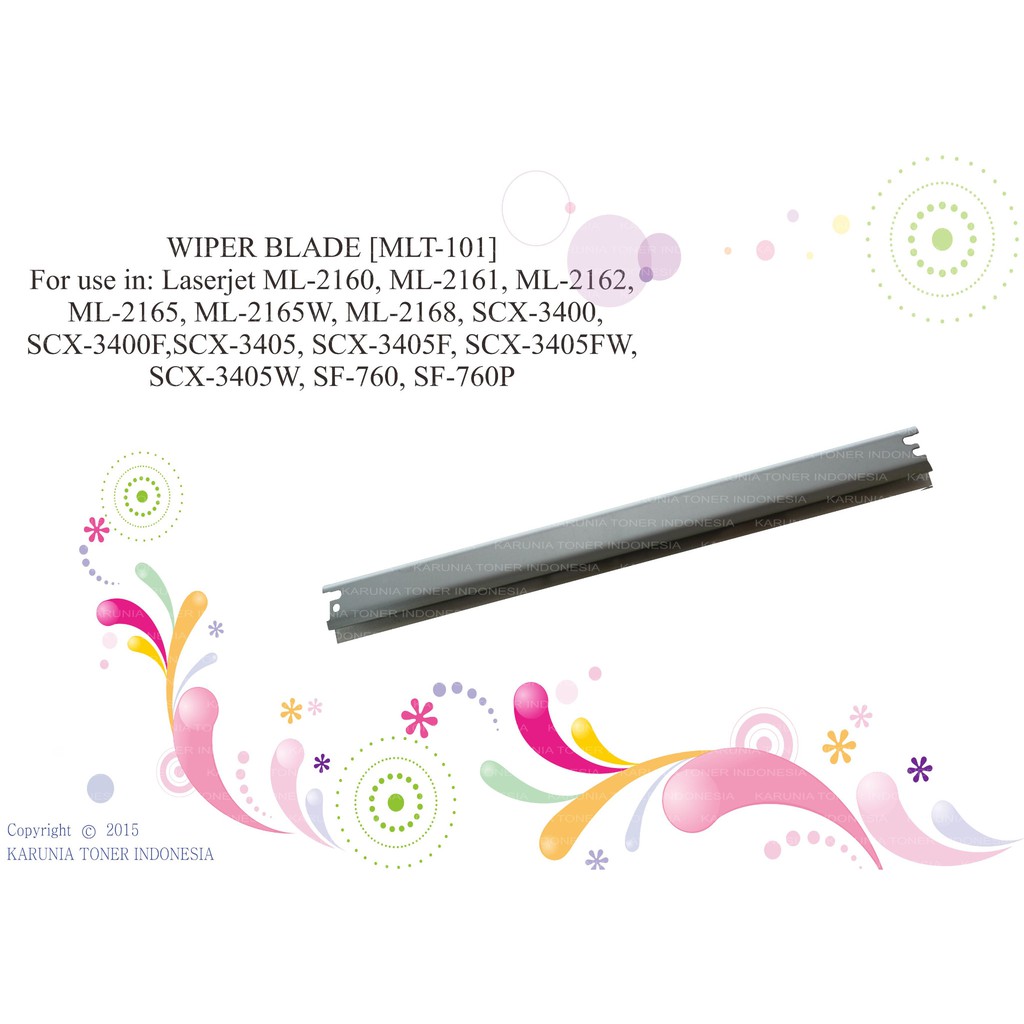 ใบปัดน้ําฝน Samsung ML-2160/2161/ML-2165/SCX-3405 (MLT-101)