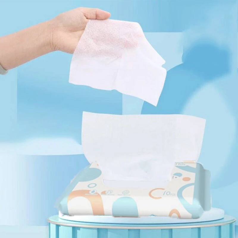 Poomsoft ทิชชู่เปียก ทิชชู่เปียกทำความสะอาด ถูกที่สุด baby wet wipes 10แผ่น กระดาษเปียก thumbnail 6