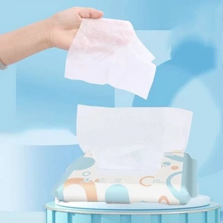Poomsoft ทิสชูเปียก กระดาษทิชชู่เปียก 10pcs Baby Wipes ปราศจากแอลกอฮอล์ ทิชชู่เปียกพกพา ทิชชุเปียก