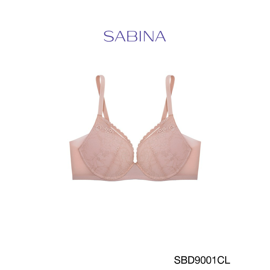 Sabina ซาบีน่า เสื้อชั้นใน Seamless Fit รุ่น Perfect Bar รหัส SBD9001CL สีนู้ด