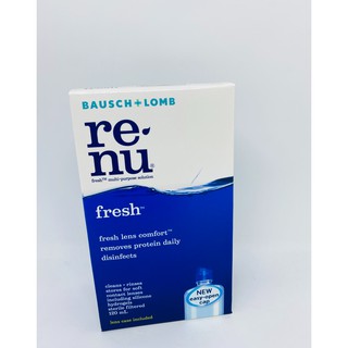 Renu น้ำยาล้างคอนแทคเลนส์ 120 ml (Bausch &amp; Lomb)