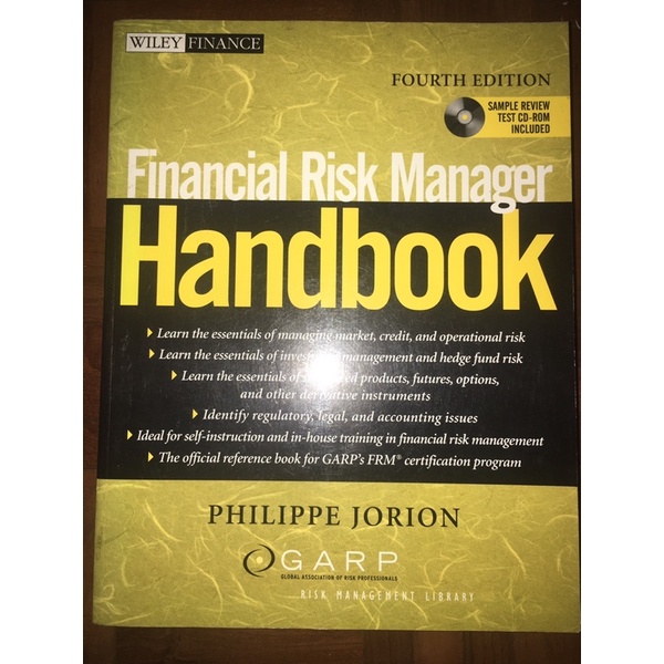 Financial Risk Manager Handbook (Wiley Finance)