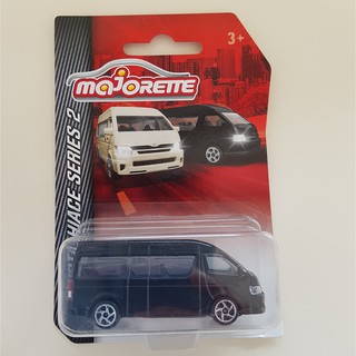 Majorette Toyota Hiace Series 2  รถตู้สีดำ