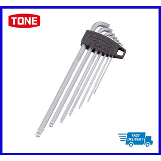 Tone Hex Key Wrench L-Type ประแจแอลหกเหลี่ยมหัวบอล  (คอสั้น) BL700S 7 ชิ้น (1.5,2,2.5,3,4,5,6)